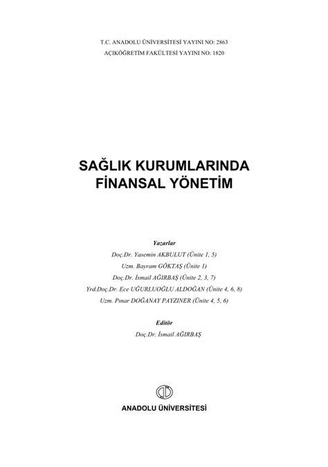 Finansal yönetim 1 pdf
